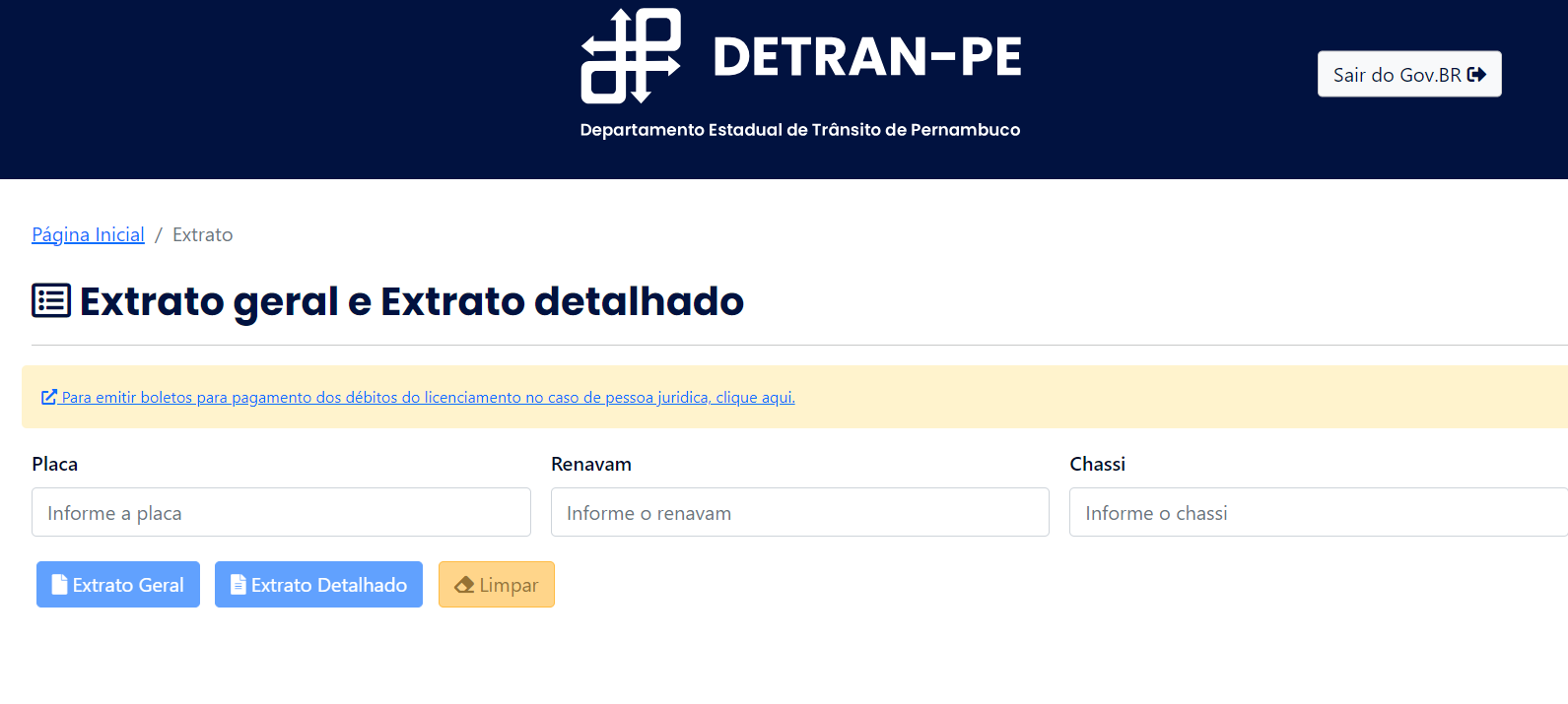 Detran PE