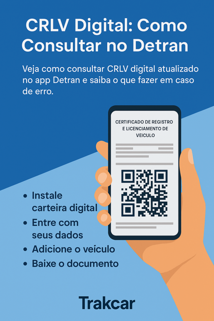 Consultar CRLV Digital no Detran